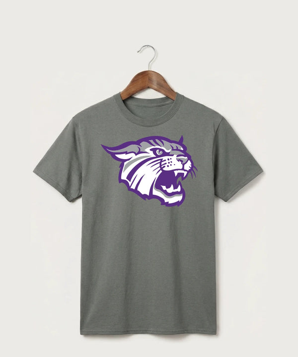 Goodhue High School Volleyball (Girls) - Medium Grey Port & Co Core Cotton Tee. PC54