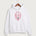 Buffalo High School Football (Boys) - White Port & Co Core Fleece Pullover Hooded Sweatshirt. PC78H