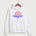 Davenport Central High School Volleyball (Girls) - White Port & Co Core Fleece Pullover Hooded Sweatshirt. PC78H