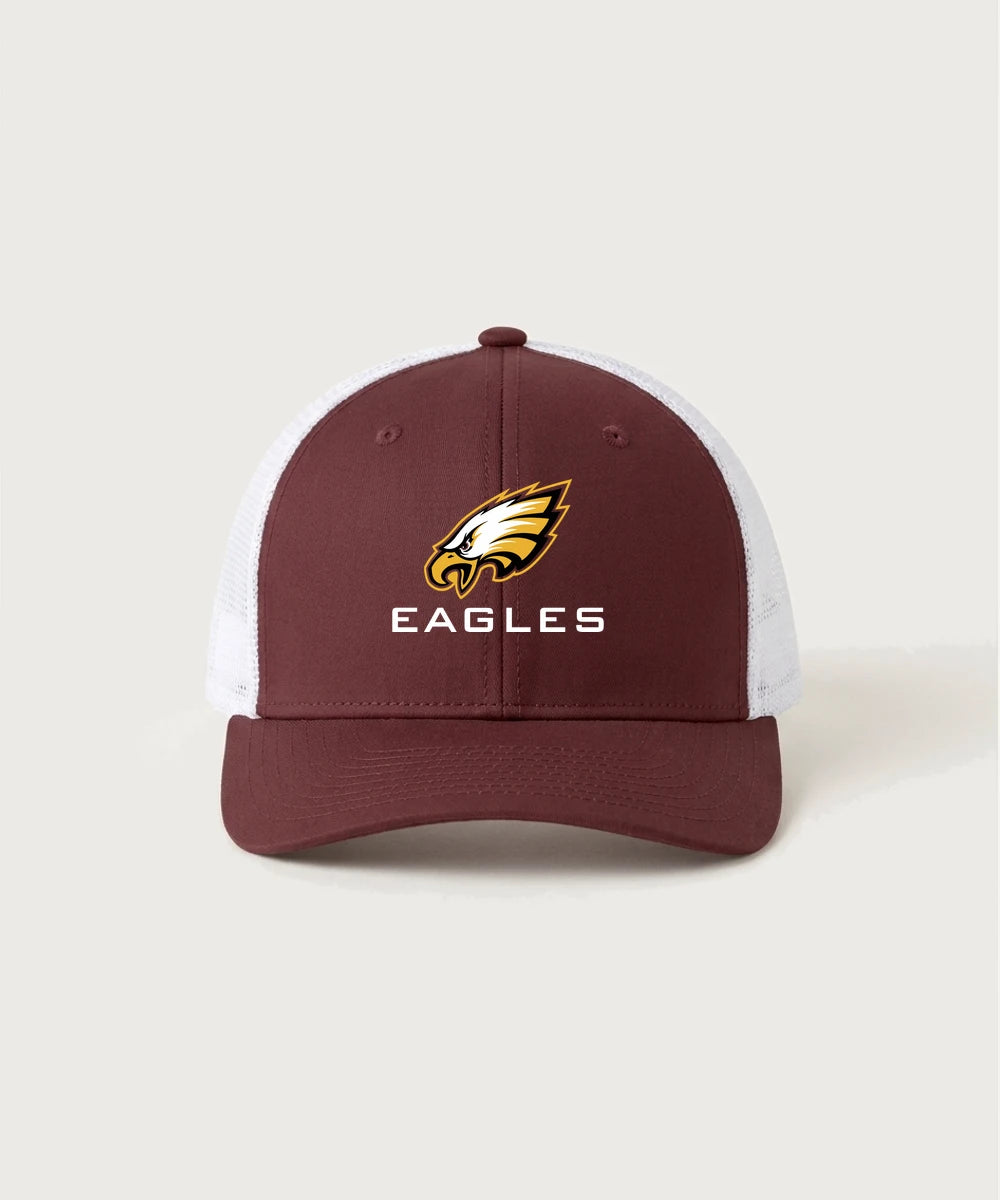 Dover-Eyota High School Volleyball (Girls) - Maroon/ White Sport-Tek Club Trucker Cap STC46