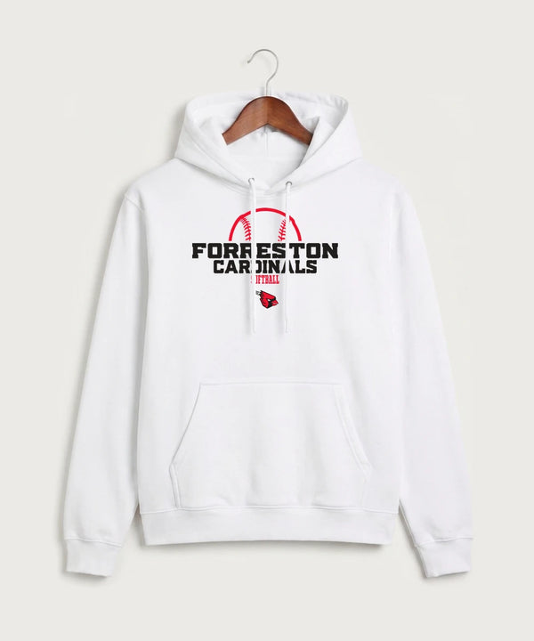 Forreston Softball - White Hoodie Value