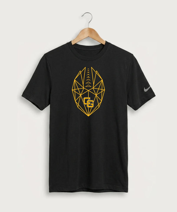 Clearbrook Gonvick High School Football (Boys) - Black Nike Swoosh Sleeve rLegend Tee NKDX8730