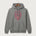 Duluth East High School Football (Boys) - Medium Grey Port & Co Core Fleece Pullover Hooded Sweatshirt. PC78H