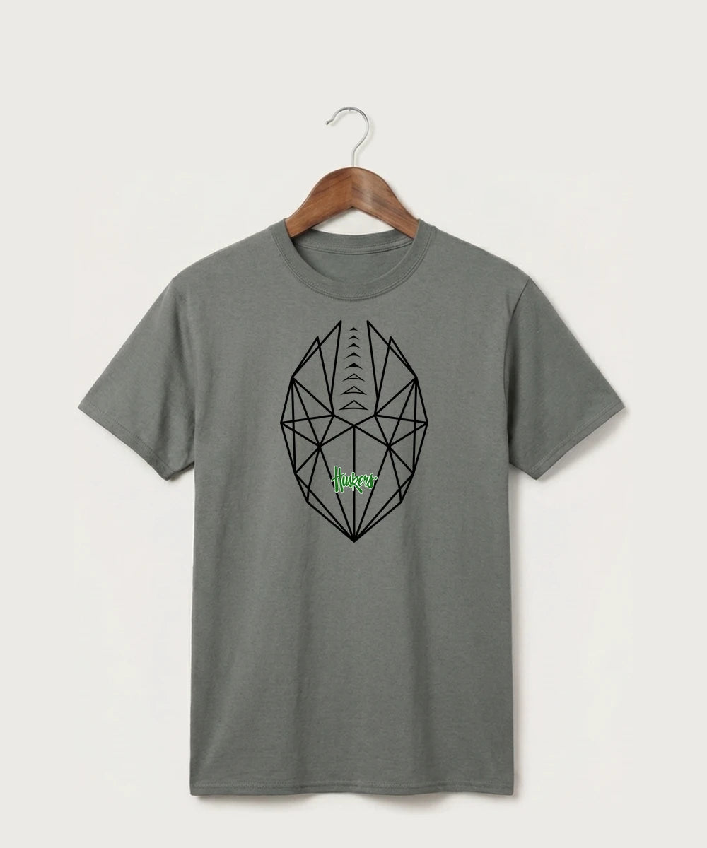 Holdingford High School Football (Boys) - Medium Grey Port & Co Core Cotton Tee. PC54