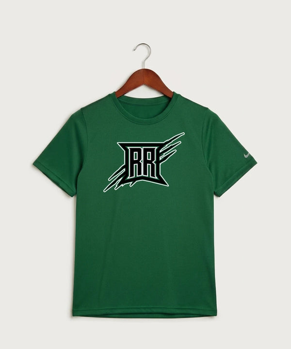 Rock Ridge High School Football (Boys) - Gorge Green Nike Youth Swoosh Sleeve rLegend Tee NKDX8787