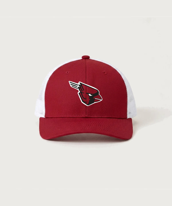 GF E2E Test 01 Wrestling - Deep Red/ White Sport-Tek Club Trucker Cap STC46