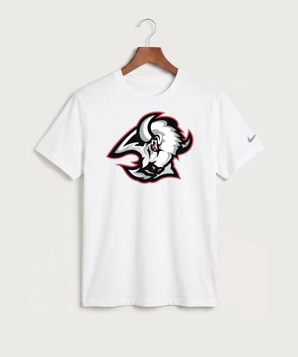 Buffalo High School Football (Boys) - White Nike Swoosh Sleeve rLegend Tee NKDX8730