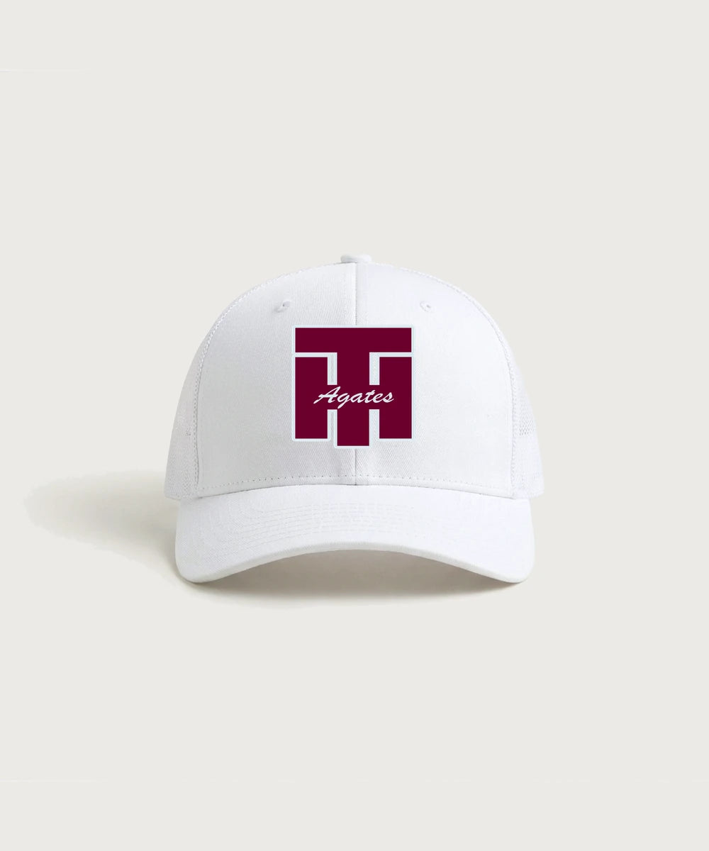 Two Harbors High School Football (Boys) - White/ White Sport-Tek Club Trucker Cap STC46