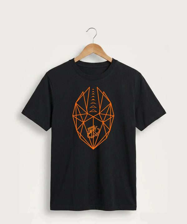 Underwood High School Football (Boys) - Jet Black Port & Co Core Cotton Tee. PC54