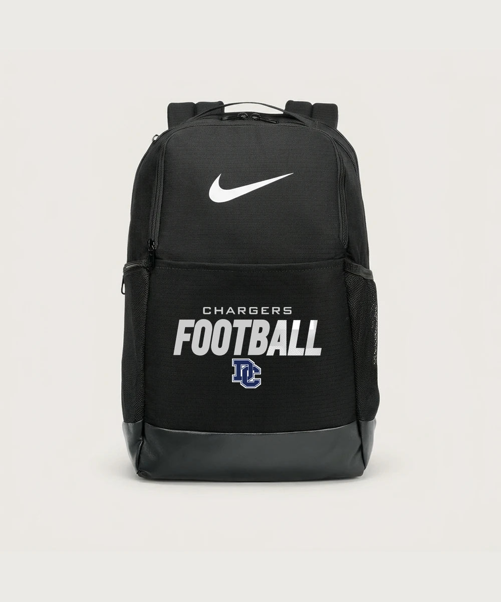 Dassel Cokato High School Football (Boys) - Black Nike Brasilia Medium Backpack NKDH7709