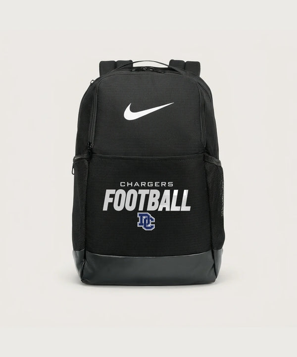 Dassel Cokato High School Football (Boys) - Black Nike Brasilia Medium Backpack NKDH7709