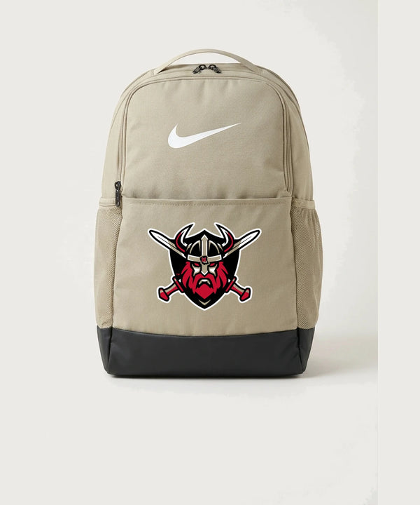 Mille Lacs High School Football (Boys) - Desert Khaki Nike Brasilia Medium Backpack NKDH7709