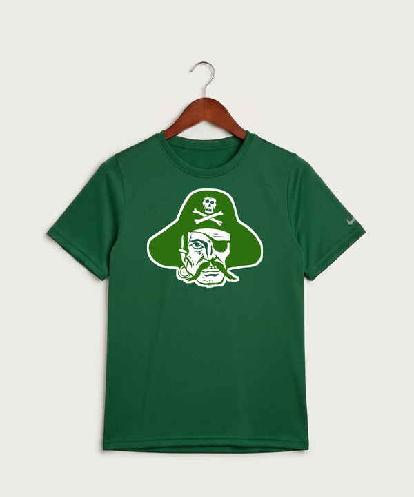 Verndale High School Football (Boys) - Gorge Green Nike Youth Swoosh Sleeve rLegend Tee NKDX8787