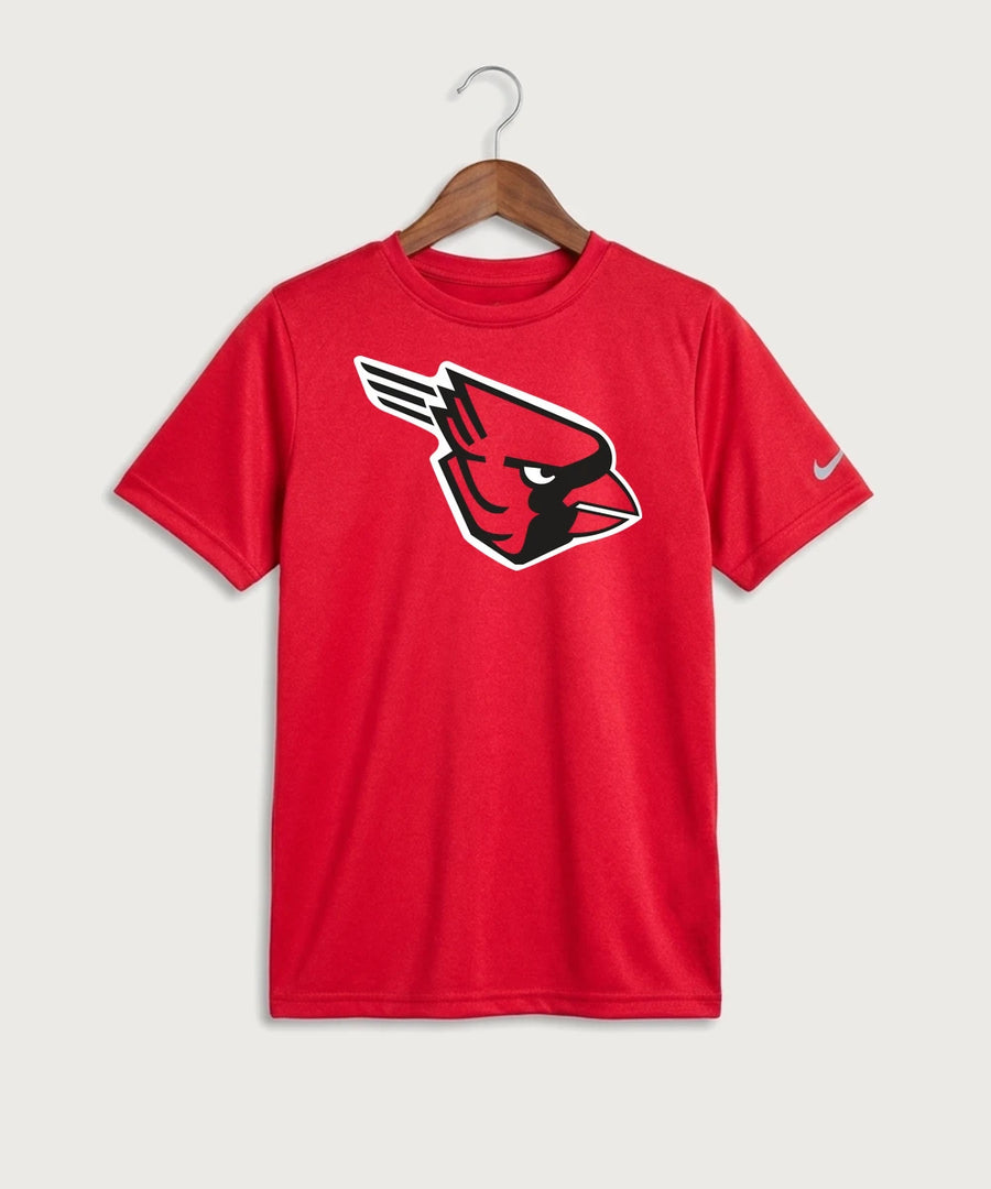 Forreston Football - University Red Nike Youth Swoosh Sleeve rLegend Tee NKDX8787