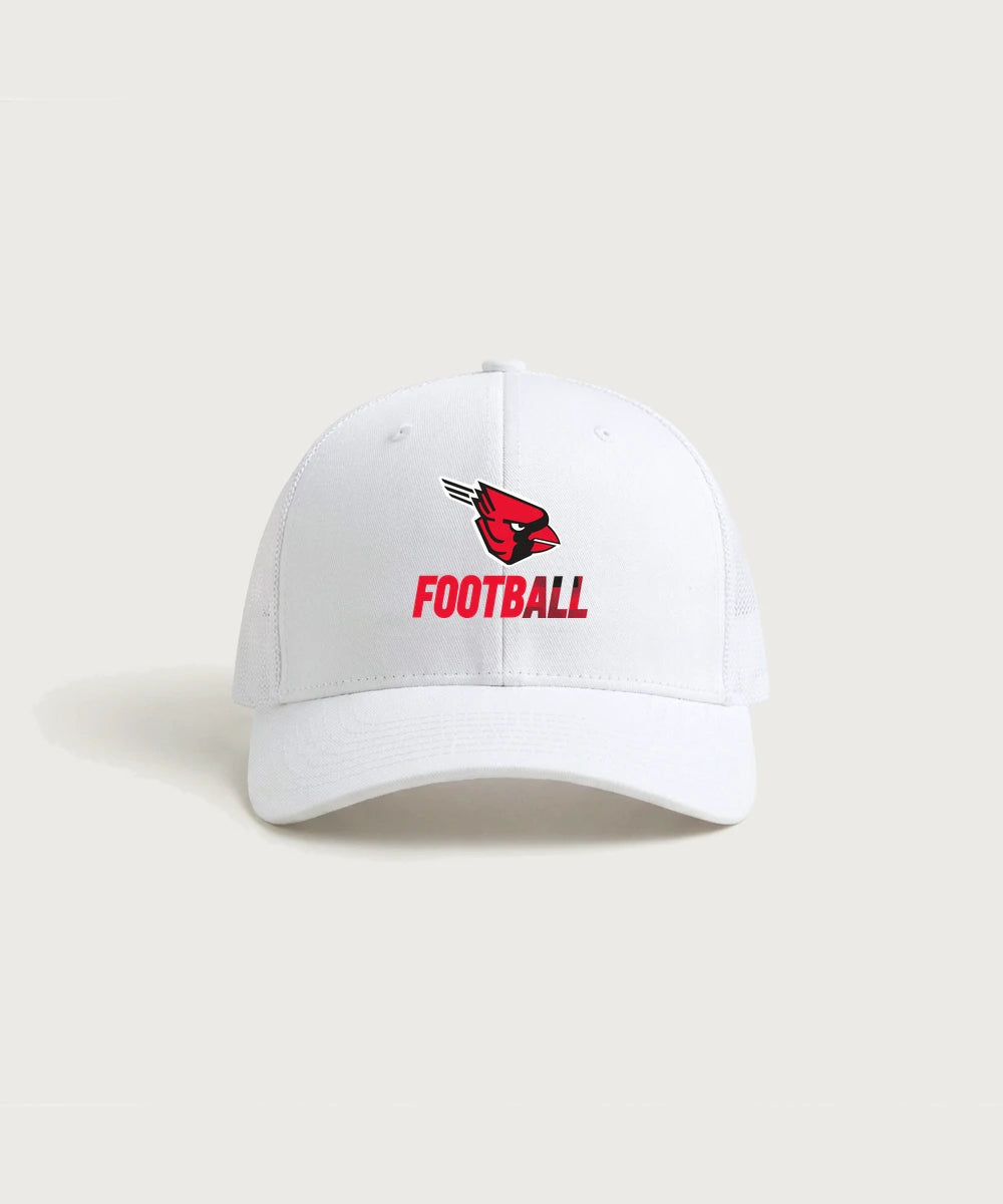 Forreston Football - White/ White Sport-Tek Club Trucker Cap STC46