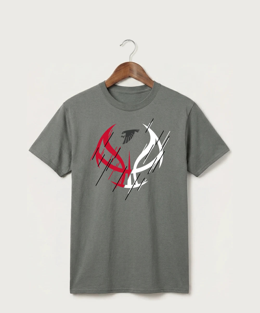 GF E2E Test 03 Girls Basketball - Medium Grey Port & Co Core Cotton Tee. PC54