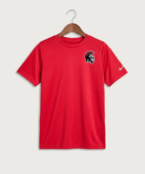 Worthington High School Football (Boys) - University Red Nike Youth Swoosh Sleeve rLegend Tee NKDX8787