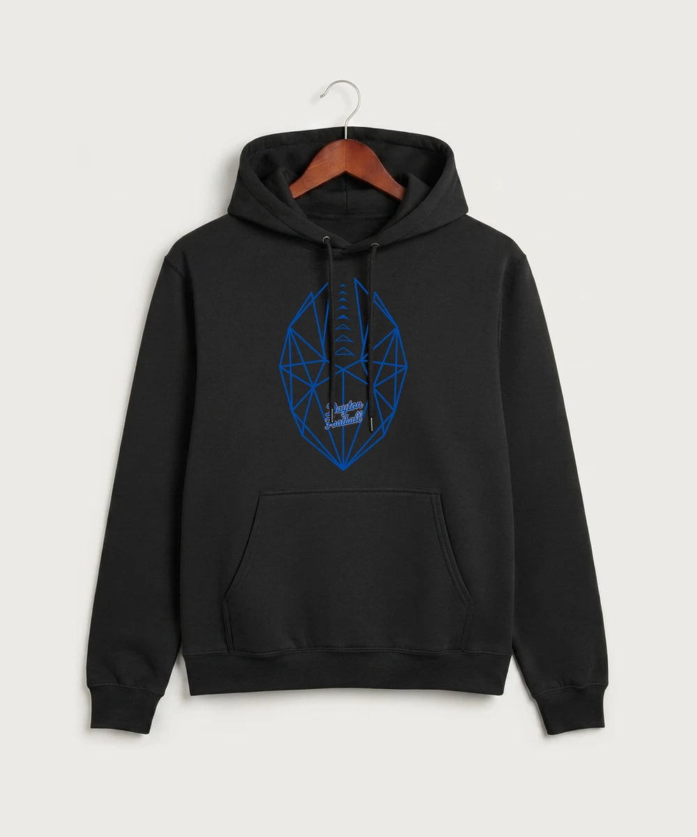 Jonathan Dayton High School Football Team Store - Jet Black Port & Co Core Fleece Pullover Hooded Sweatshirt. PC78H