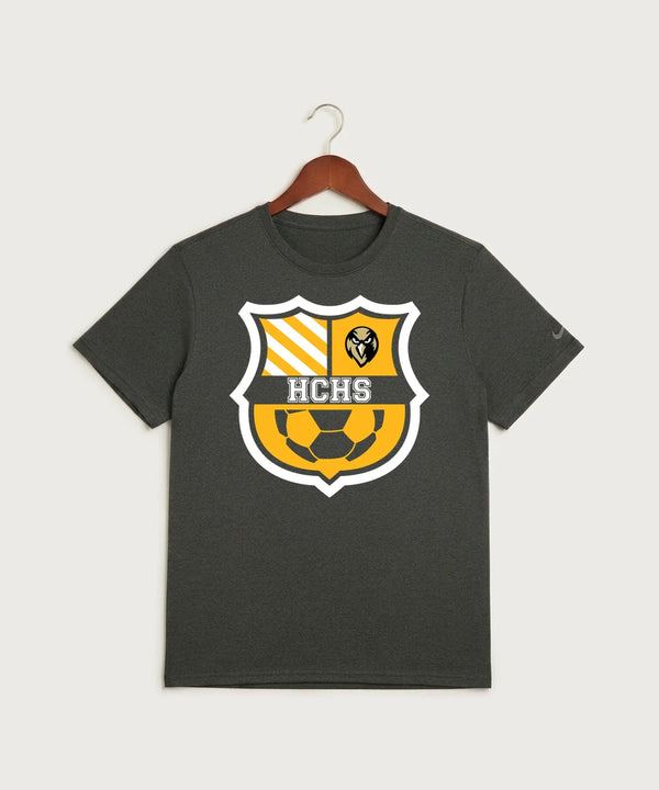 Hudson Catholic High School Soccer Team Store - Dark Smoke Heather Nike Swoosh Sleeve rLegend Tee NKDX8730