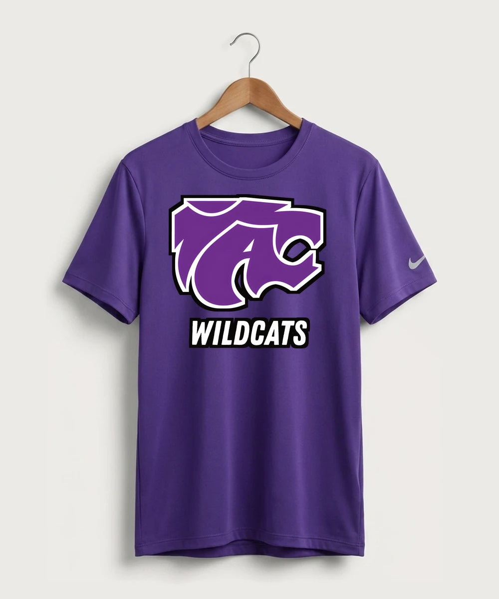Axtell High School Basketball (Girls) Team Store - Court Purple Nike Swoosh Sleeve rLegend Tee NKDX8730