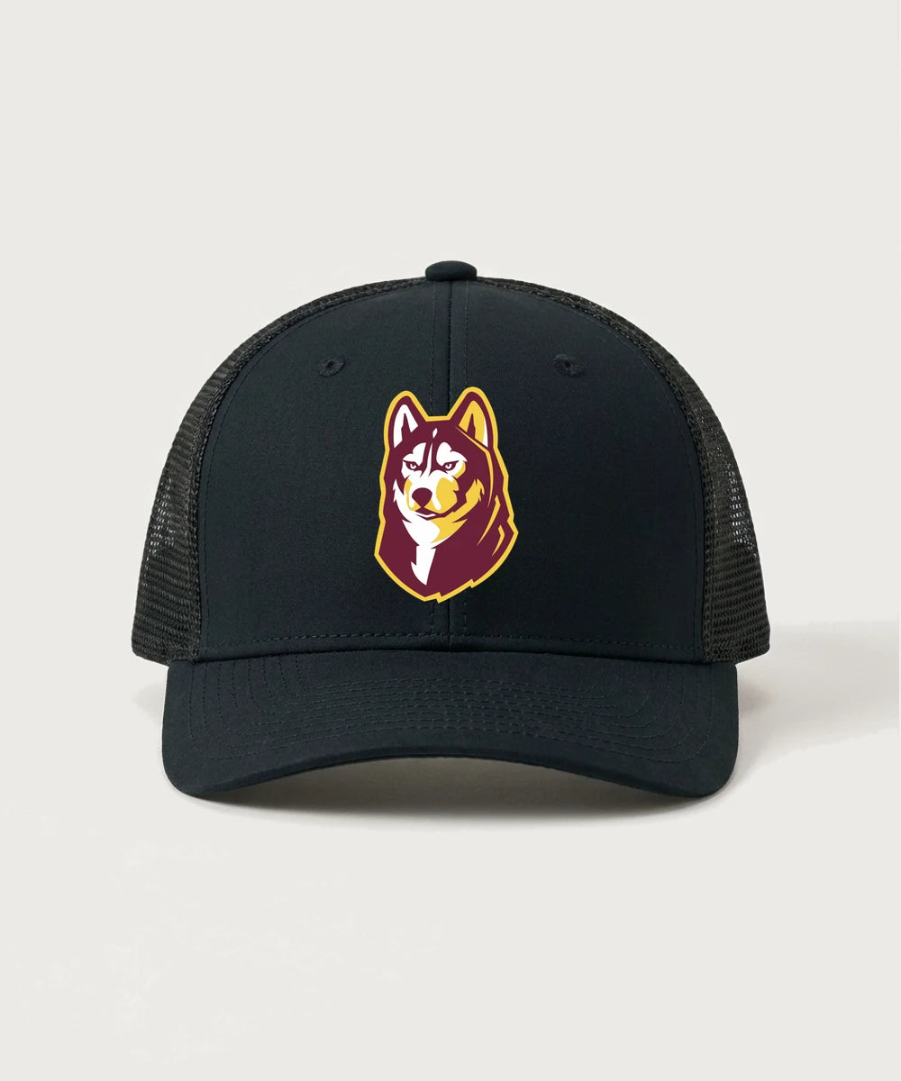 Pillager High School Football (Boys) - Black/ Black Sport-Tek Club Trucker Cap STC46