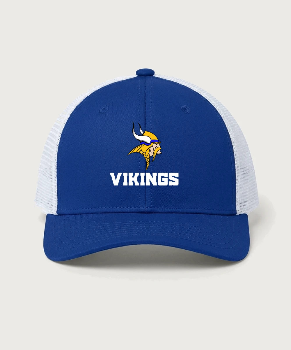 Hayfield High School Volleyball (Girls) - True Royal/ White Sport-Tek Club Trucker Cap STC46