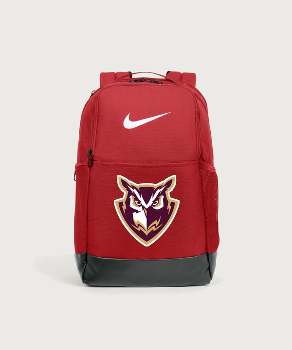 Hancock High School Football (Boys) - University Red Nike Brasilia Medium Backpack NKDH7709