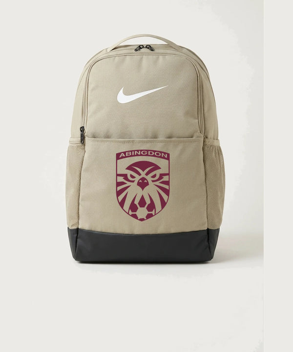 Abingdon High School Football (Boys) - Desert Khaki Nike Brasilia Medium Backpack NKDH7709