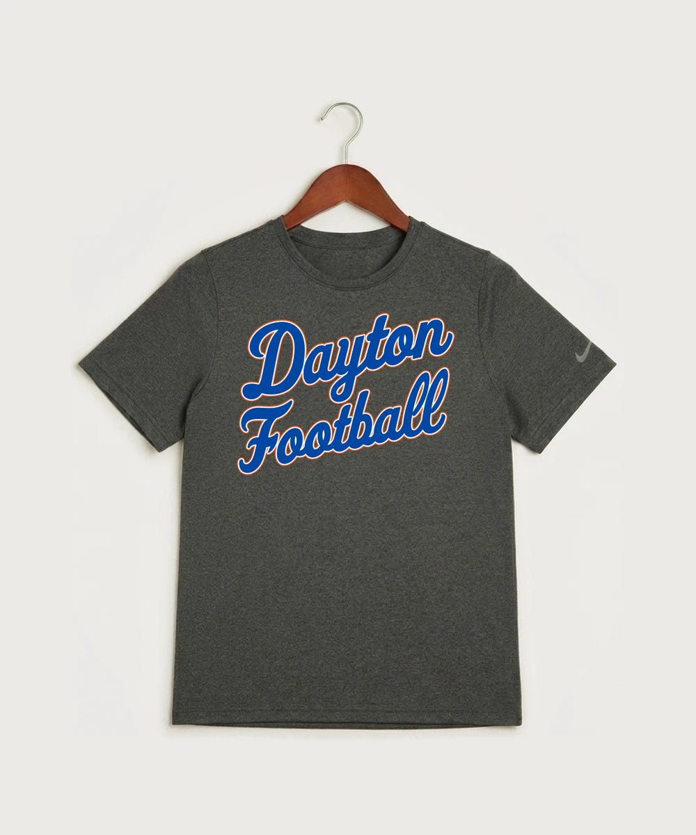Jonathan Dayton High School Football Team Store - Dark Smoke Heather Nike Youth Swoosh Sleeve rLegend Tee NKDX8787