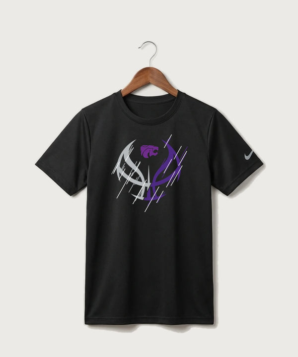 Axtell High School Basketball (Girls) Team Store - Black Nike Youth Swoosh Sleeve rLegend Tee NKDX8787
