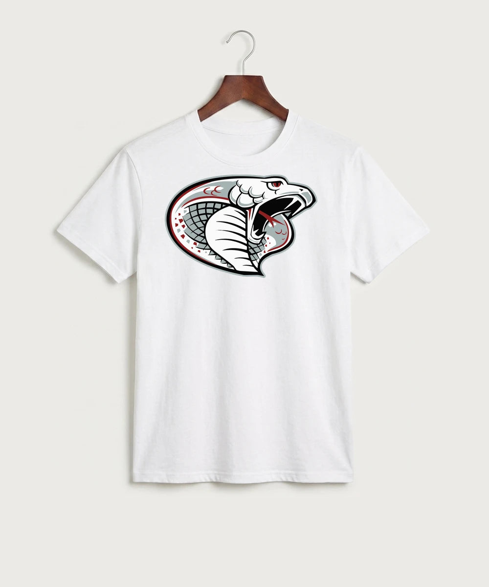 Triton High School Volleyball (Girls) - White Port & Co Core Cotton Tee. PC54