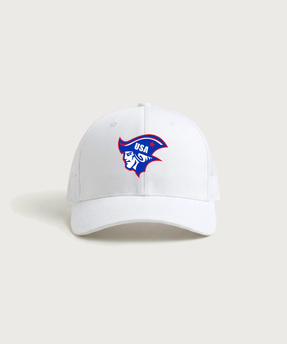 Upsala High School Football (Boys) - White/ White Sport-Tek Club Trucker Cap STC46