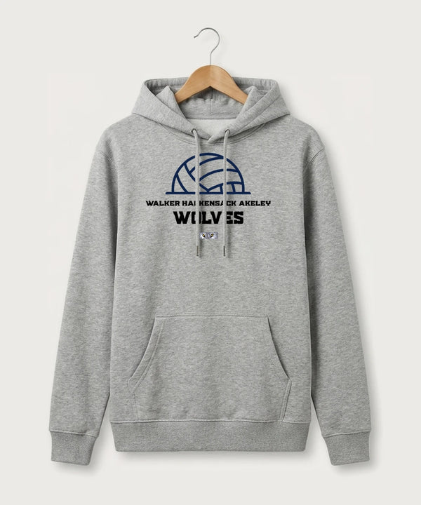 Walker Hackensack Akeley Volleyball (Girls) - Heather Grey Hoodie Value