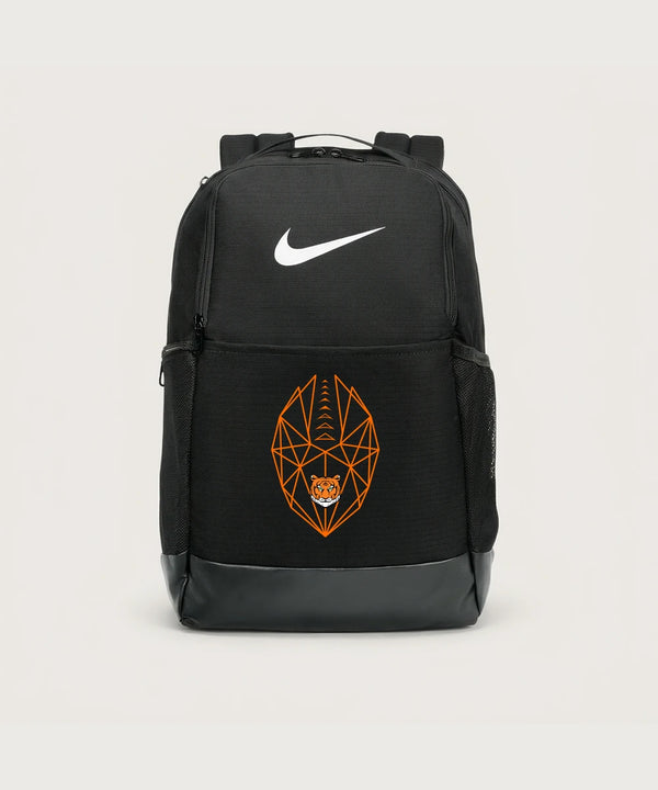 Princeton High School Football (Boys) - Black Nike Brasilia Medium Backpack NKDH7709