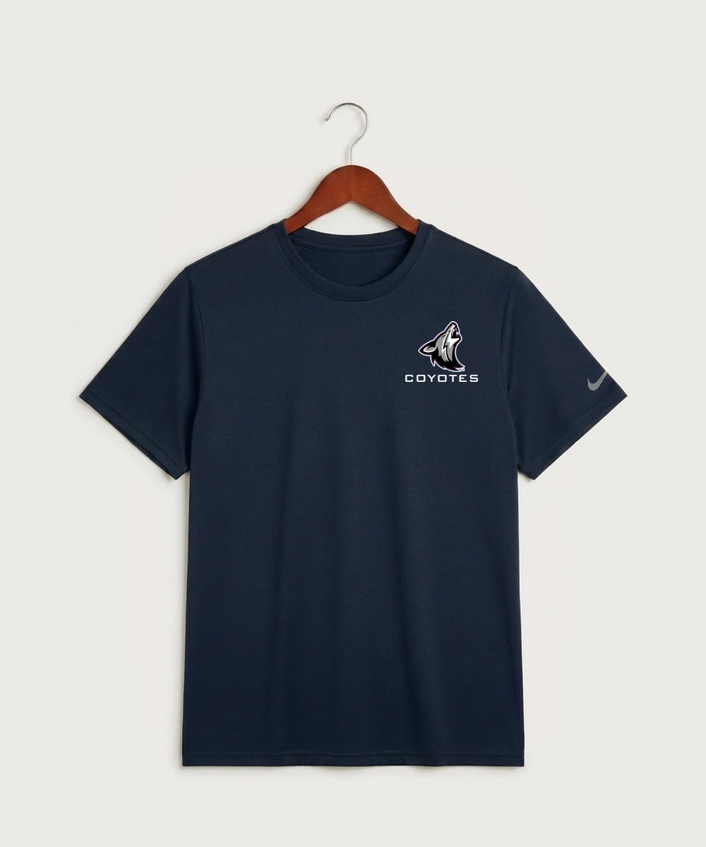 Heron Lake-Okabena High School Football (Boys) - College Navy Nike Swoosh Sleeve rLegend Tee NKDX8730