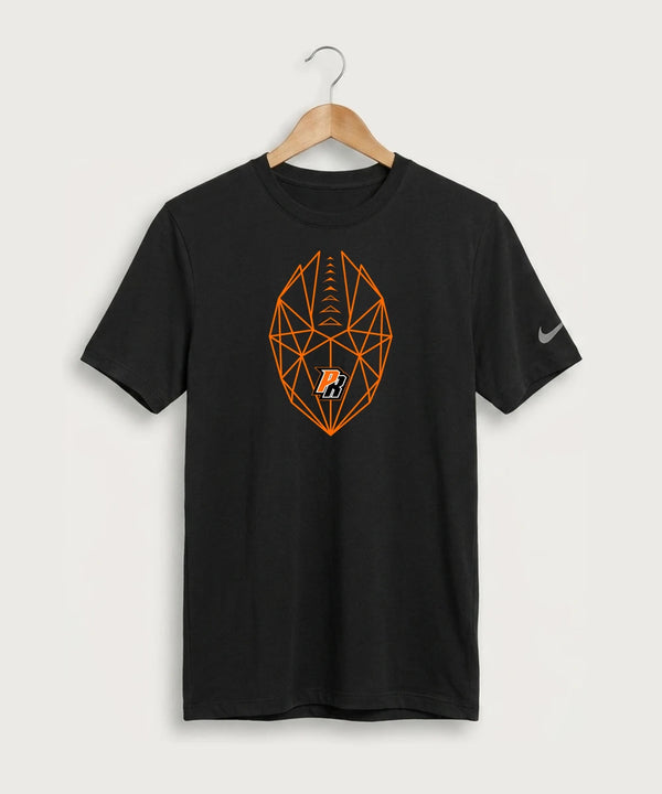 Park Rapids Area High School Football (Boys) - Black Nike Swoosh Sleeve rLegend Tee NKDX8730