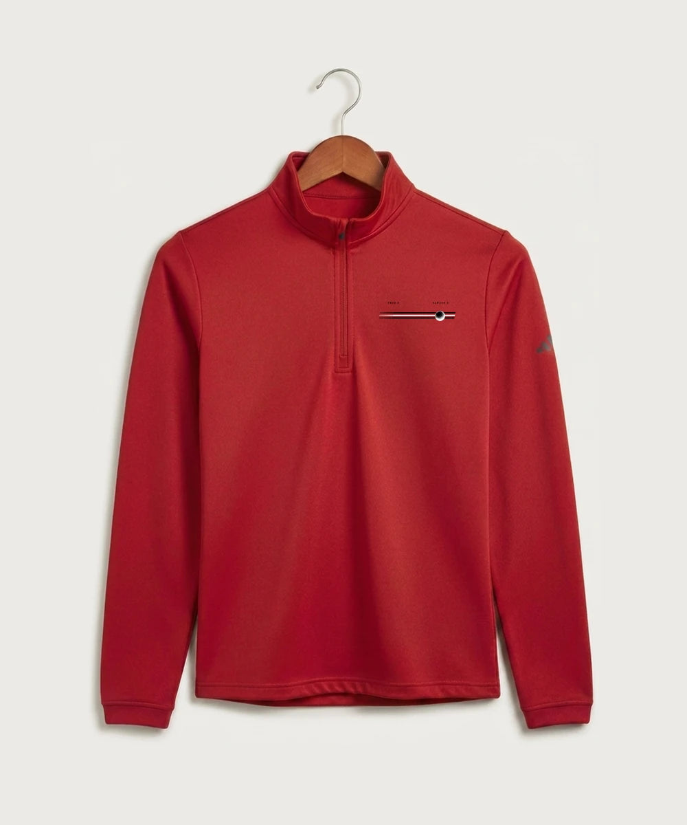 GF E2E Test 06 Girls Golf - Power Red Men's Ultimate365 Lightweight Quarter-Zip Pullover