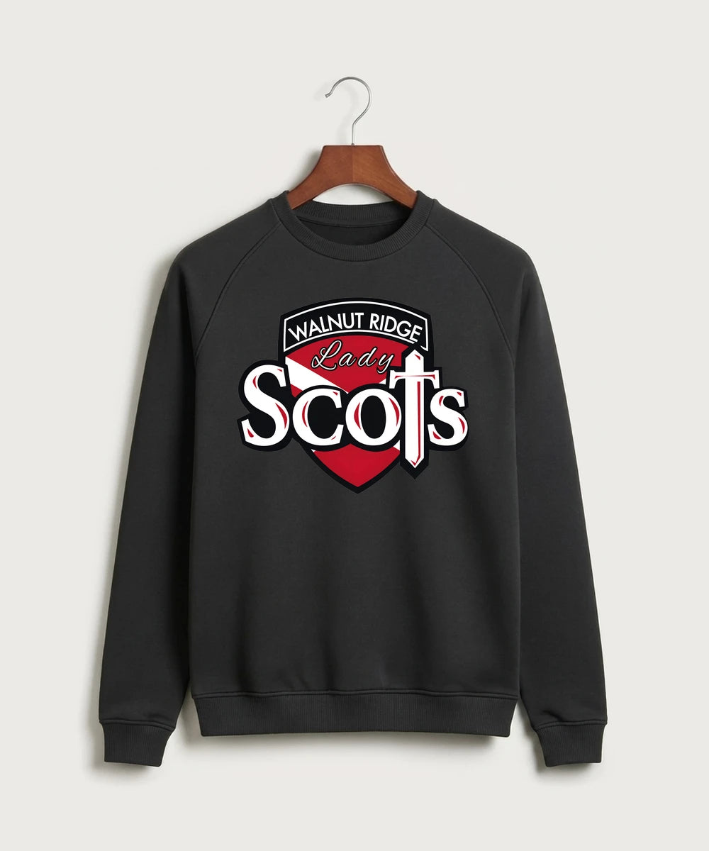 Walnut Ridge High School Basketball Team Store - Black Crewneck