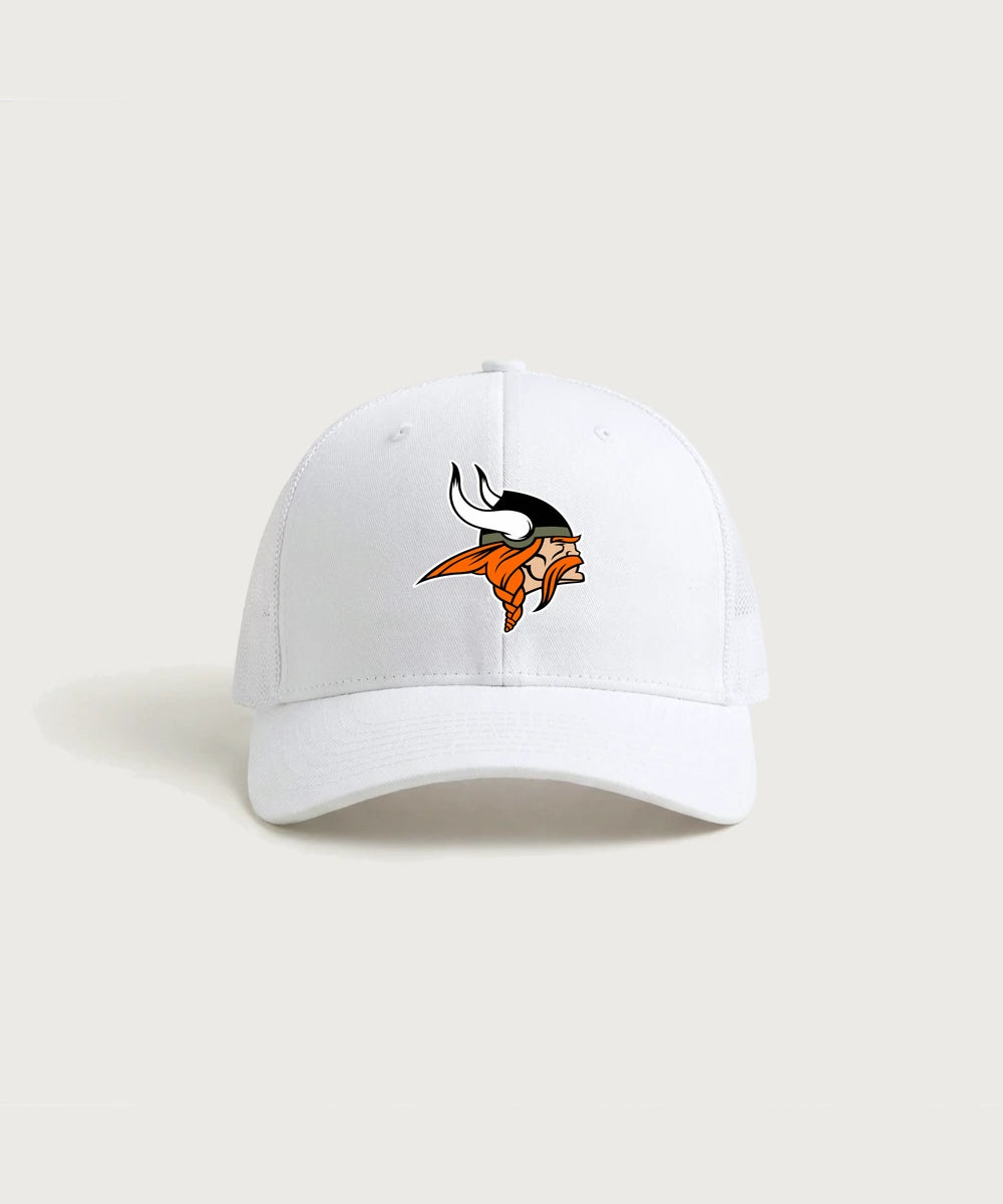 Littlefork Big Falls High School Football (Boys) - White/ White Sport-Tek Club Trucker Cap STC46