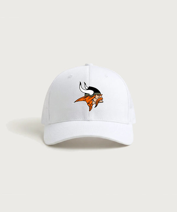 Littlefork Big Falls High School Football (Boys) - White/ White Sport-Tek Club Trucker Cap STC46