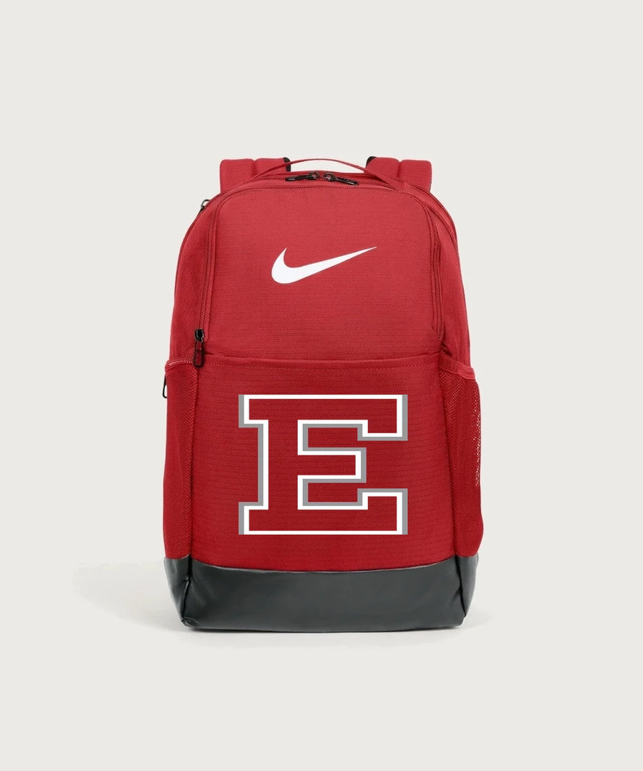 Duluth East High School Football (Boys) - University Red Nike Brasilia Medium Backpack NKDH7709