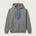 Bertha Hewitt High School Football (Boys) - Medium Grey Port & Co Core Fleece Pullover Hooded Sweatshirt. PC78H