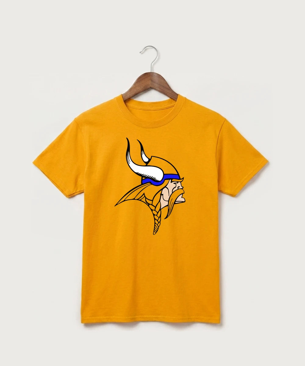 Hayfield High School Volleyball (Girls) - Gold Port & Co Core Cotton Tee. PC54