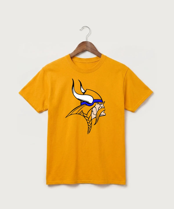 Hayfield High School Volleyball (Girls) - Gold Port & Co Core Cotton Tee. PC54