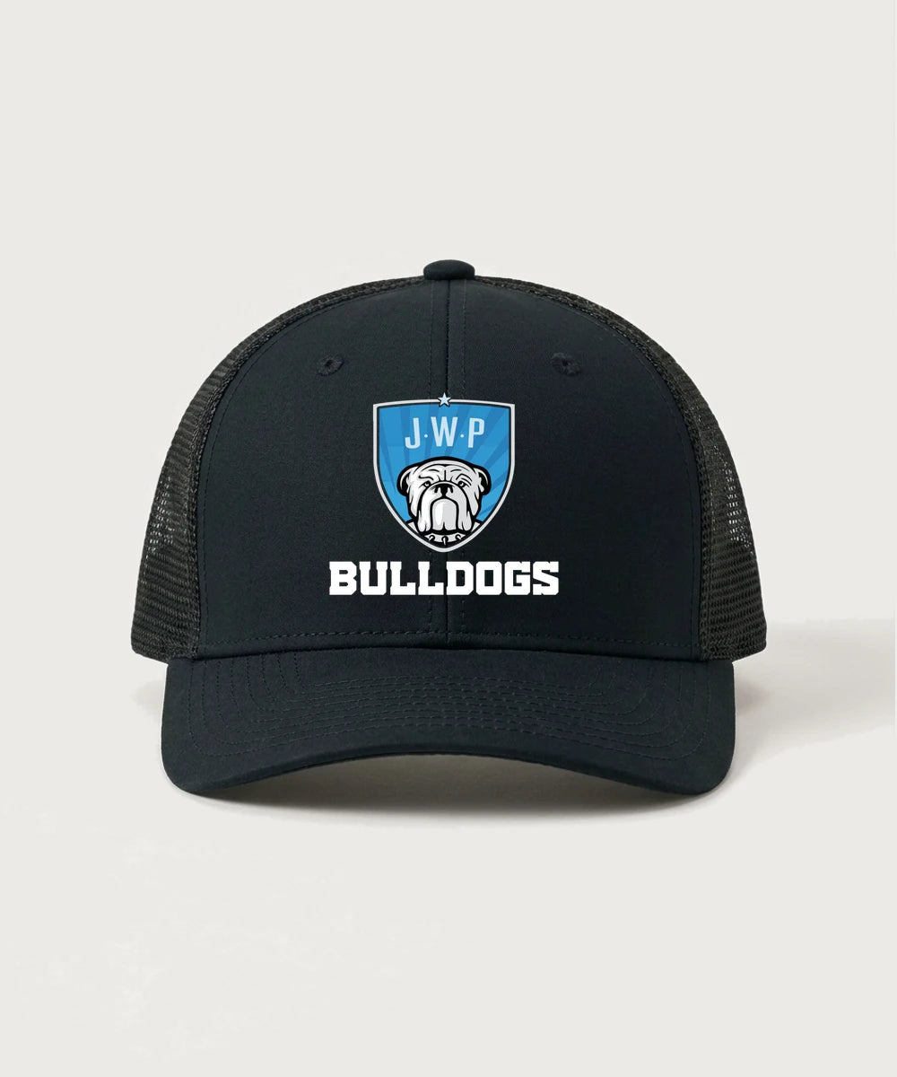 Janesville Waldorf Pemberton Volleyball (Girls) - Black/ Black Sport-Tek Club Trucker Cap STC46