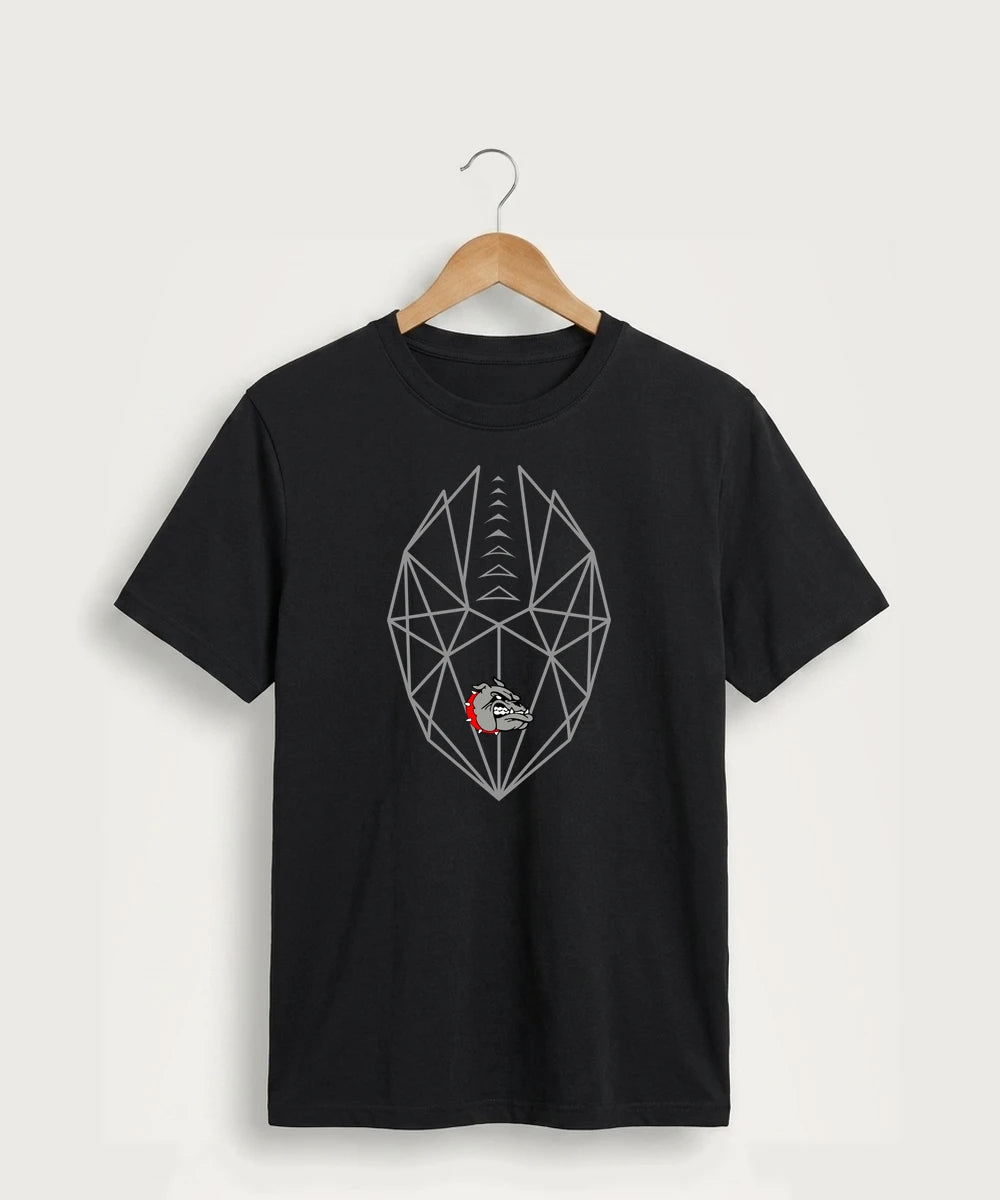 Otter Tail Central Football (Boys) - Jet Black Port & Co Core Cotton Tee. PC54