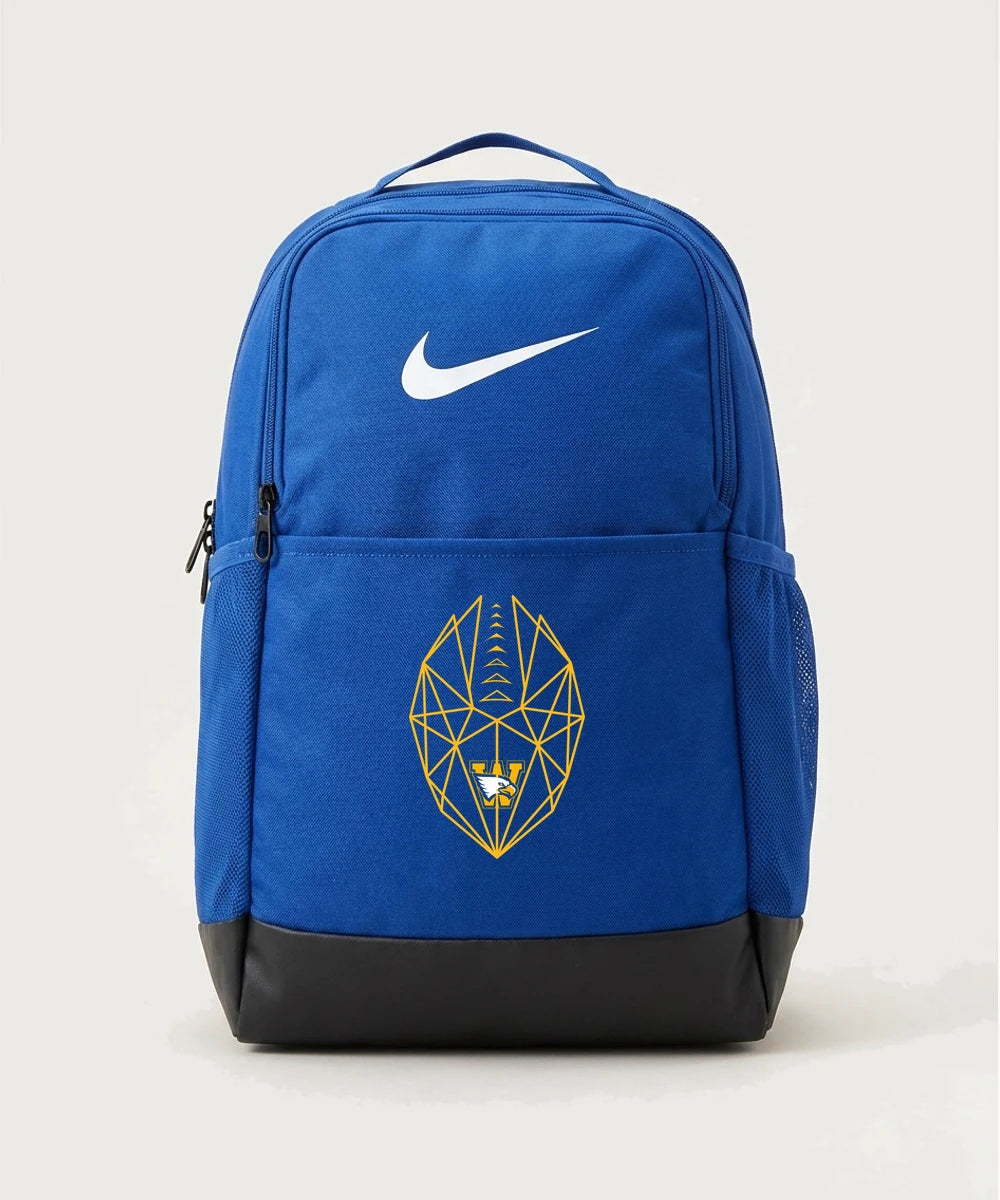Windom Area High School Football (Boys) - Game Royal Nike Brasilia Medium Backpack NKDH7709