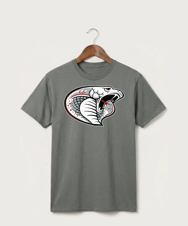 Triton High School Volleyball (Girls) - Medium Grey Port & Co Core Cotton Tee. PC54
