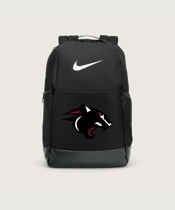 Nrheg Panthers High School Football (Boys) - Black Nike Brasilia Medium Backpack NKDH7709
