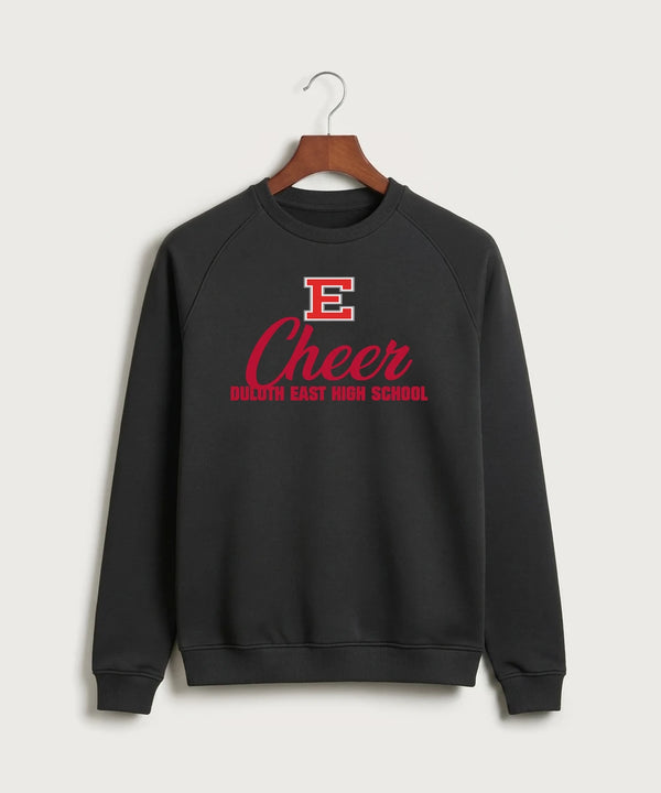 Duluth East High School Cheer (Coed) - Black Crewneck